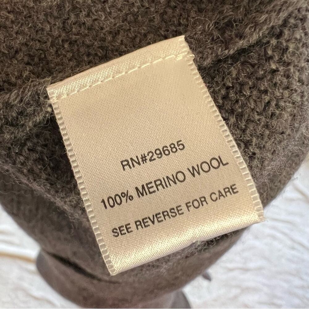 Pendleton Grey Merino Wool Button-Front Cardigan - image 6